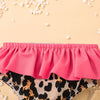 Toddler Kids Girl Leopard Print Bow Split Swimsuit - PrettyKid