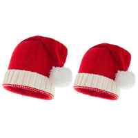 Winter Mommy and Me Wool Ball Christmas Knitted Hat - PrettyKid