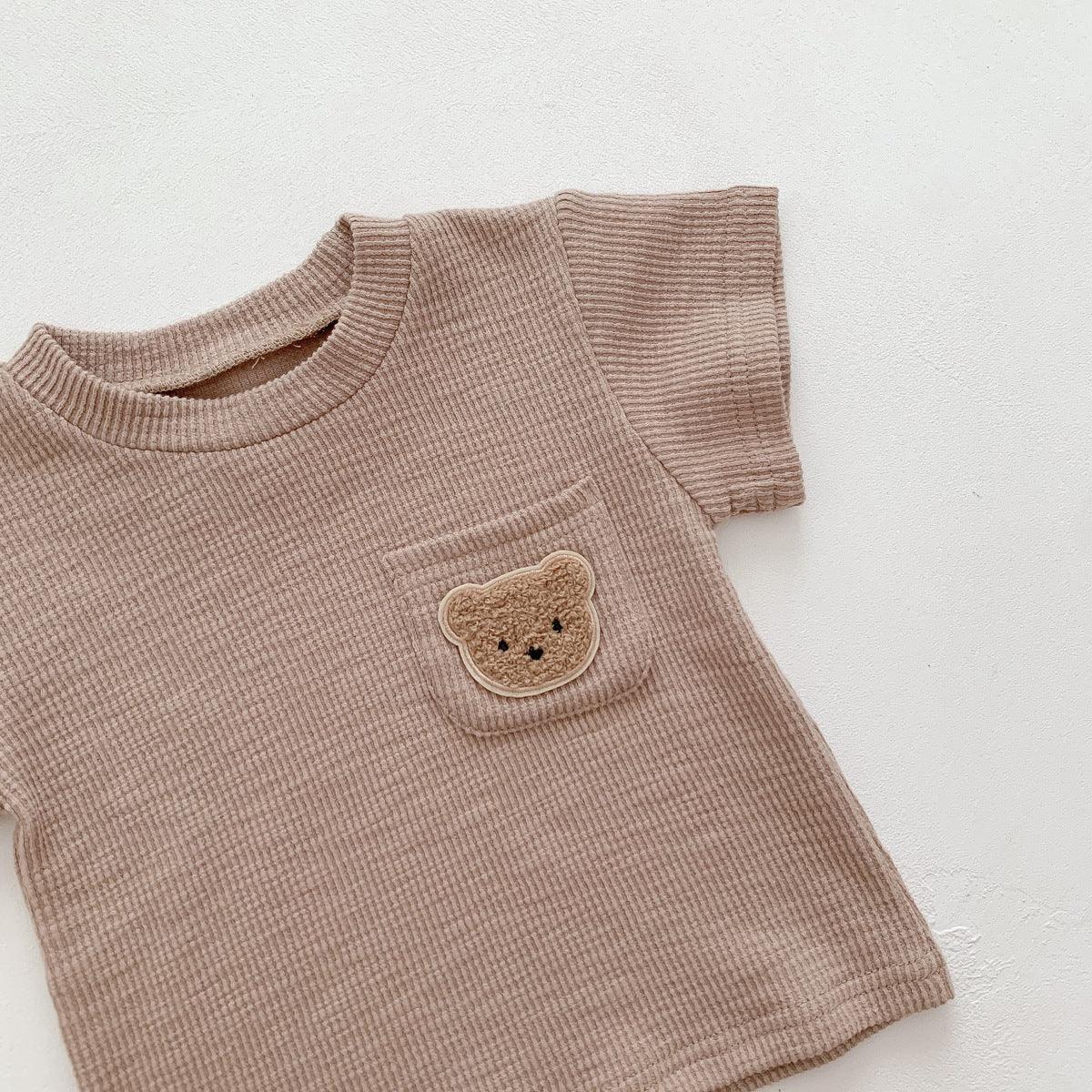 Children's Summer Thin Bear Suit - PrettyKid