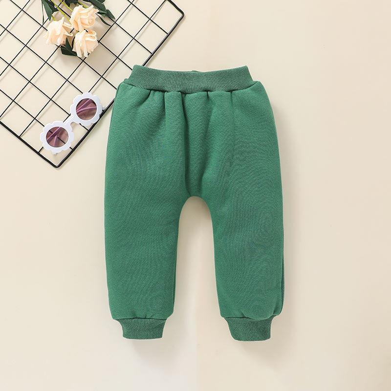 Children's Long Sleeved Children's Suit Cartoon Coat Pants Two-piece Set - PrettyKid