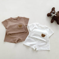 Children's Summer Thin Bear Suit - PrettyKid