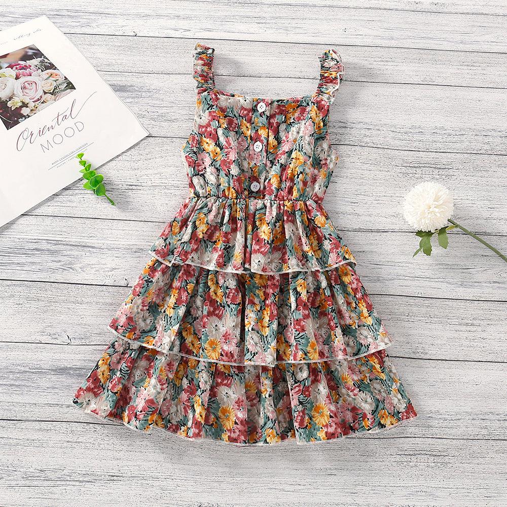 Toddler Girl Floral Cami Dress - PrettyKid