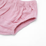 New Solid Color Three-piece Halter Set Skirt Girls Baby Linen Suit - PrettyKid