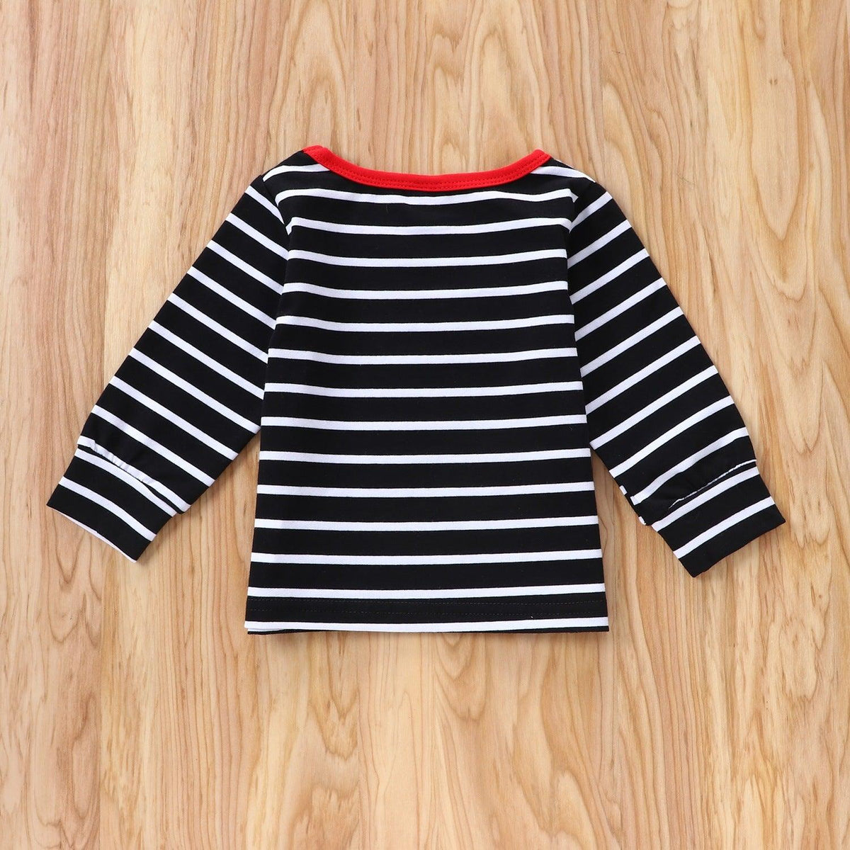 Baby Christmas Dress Long Sleeve Striped Elk Suit - PrettyKid