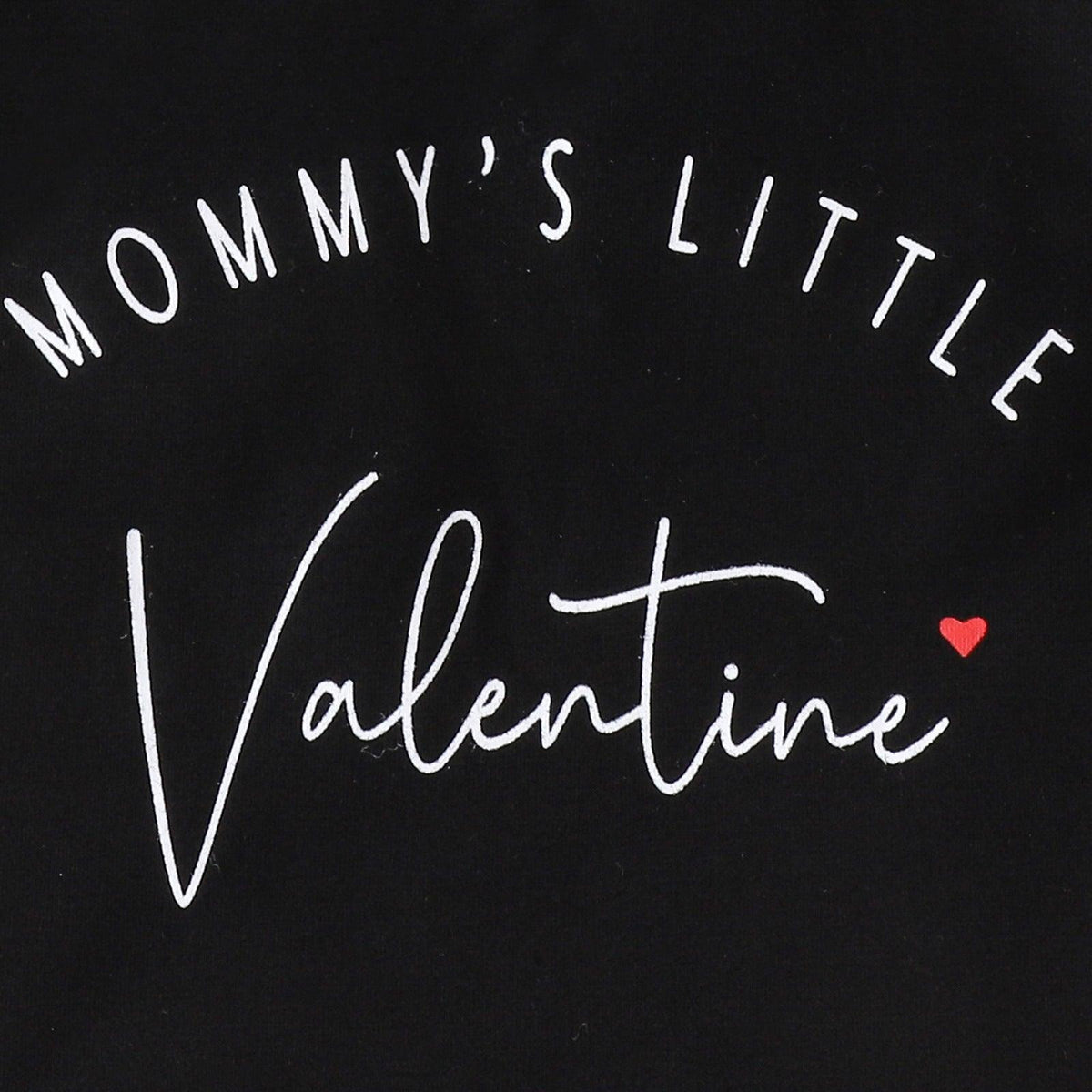 Valentine's Day Spring and Summer Letter Printing T-shirt Pants Fashion Men's Treasure Baby Set - PrettyKid