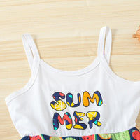 9months-3years Toddler Girl Jumpsuits Children's Clothing Summer Jumpsuit Children's Baby Fruit Jumpsuit - PrettyKid