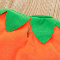 Baby Boys Girls Cute Pumpkin Dress Sleeveless Jumpsuit Halloween Dress Wholesale Baby Clothes Bulk - PrettyKid