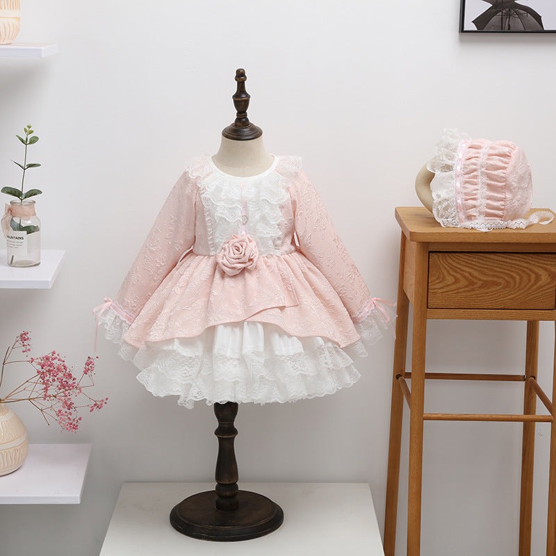 Spring New Girls Lolita Dress Set - PrettyKid