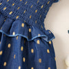 Girls' Polka Dot Wrap Dress+Headband Set