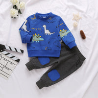 Casual Sweater Autumn and Winter Boys' Long Sleeve Suit - PrettyKid