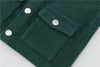 Children Boys Girls Corduroy Solid Double Pocket Vest Top - PrettyKid