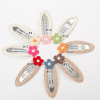 Cotton Small Daisy Fabric Hairpin Baby Side Clip Hairpin