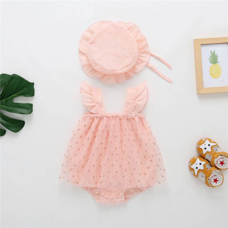 Baby Onesie Summer Clothes Female Baby Child Clothes Sling Harness Wrapped Fart Dress Skirt Princess Thin Section - PrettyKid
