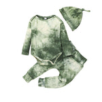Baby Boys Girls Tie Dyed Long Sleeve One-piece Suit - PrettyKid