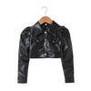Children's Handsome Motorcycle Clothes Leisure PU Leather Coat - PrettyKid