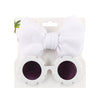 Children's Sun Lens with Combination Suit, Sun Visor, Space Cotton, Solid Color Hair Band