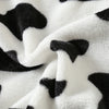 Toddler Boys Girls Black and White Cow Pattern Facecloth Zipper Jacket - PrettyKid