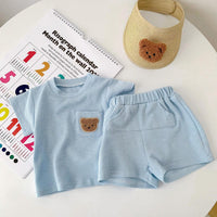 Children's Summer Thin Bear Suit - PrettyKid