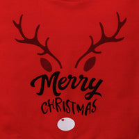 Toddler Kids Boys Girls Solid Christmas Elk Letter Print Hoodie - PrettyKid