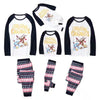 Mommy and Me Cute Cartoon Printed Long Sleeve Top Striped Trousers Christmas Home Suit - PrettyKid