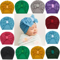 Autumn and Winter Children's Bow Hat Girls' Warm Hat - PrettyKid