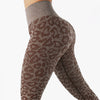 Women Leopard Print Peach Buttocks Fitness Pants High Waist Tight Yoga Pants Outer Wear Running Sports Buttocks Tight Leggings - PrettyKid
