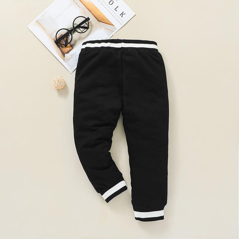 Toddler Kids Letter Printed Sweatpants Bulk Buy Childrens Clothes - PrettyKid