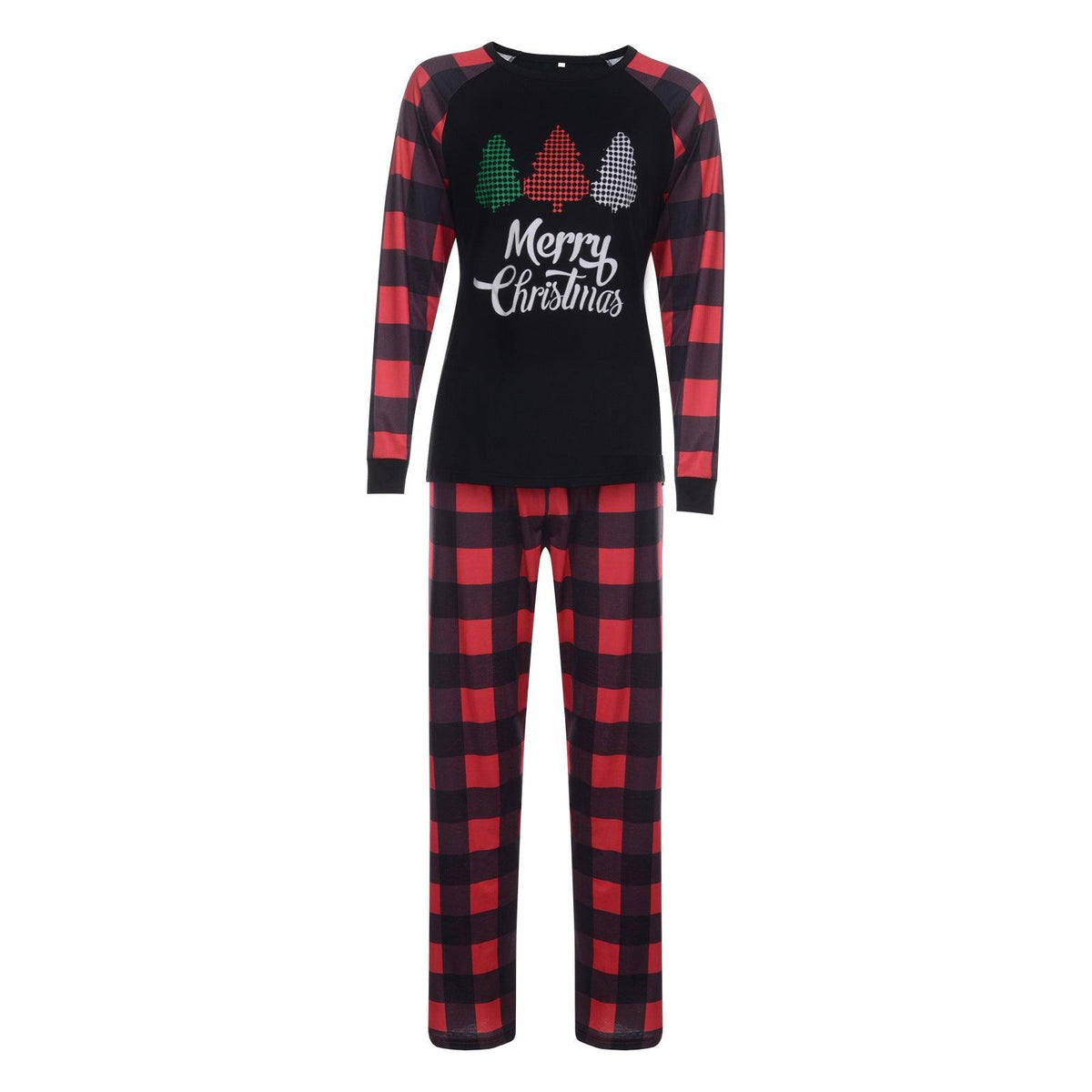 Mommy and Me Christmas Tree Printed Pajamas Christmas Parent-child Clothes - PrettyKid