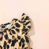 Baby Girl Summer Sleeveless Leopard Print Jumpsuit - PrettyKid