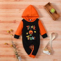 Halloween Baby Cotton Long-sleeved Hooded Jumpsuit Wholesale Baby Clothes Online - PrettyKid