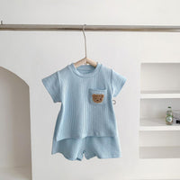 Children's Summer Thin Bear Suit - PrettyKid