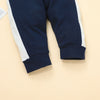 Toddler Kids Boys Striped Long Sleeve T-shirt Solid Pants Set - PrettyKid