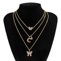 Multilevel Butterfly Clavicle Chain - PrettyKid