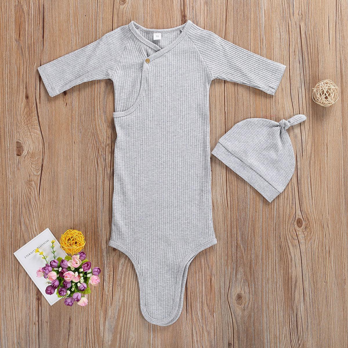 Baby's Long Sleeved Sleeping Bag Kick Proof Jumpsuit - PrettyKid