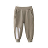 Boys Solid Color Striped Pocket Pants - PrettyKid