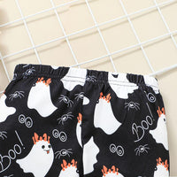 Baby Girls Cartoon Ghost Print Long Sleeve Jumpsuit Long Sleeve Two-piece Suit Unbranded Baby Clothes Wholesale - PrettyKid