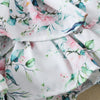 9-24M Floral Smocked Ruffle Trim Cami Baby Girls Bodysuit Bulk Baby Clothes Wholesale - PrettyKid