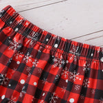 2022 Toddler Girls Christmas Embroidered Top Plaid Pants Set - PrettyKid