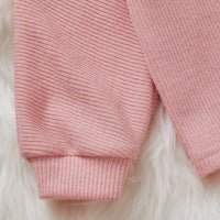 Toddler Kids Girls' Solid Color Knitted Coat Children's Boutique Clothing Suppliers - PrettyKid