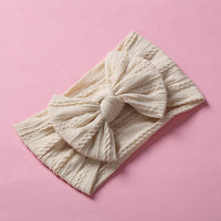 Baby Butterfly Hair Band Soft Jacquard Nylon Girls Wide Scarf Kids Designer Wholesale - PrettyKid