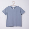 Children Boys Girls Cotton T-shirt Solid Short Sleeve Top - PrettyKid
