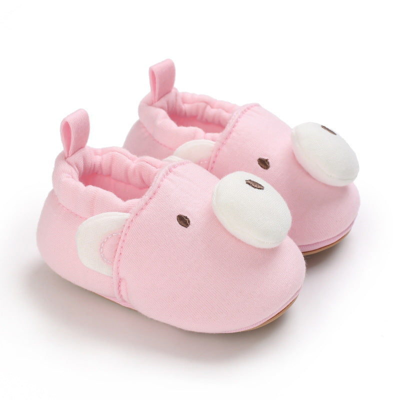 Baby Cartoon Soft Sole Crib Shoes - PrettyKid