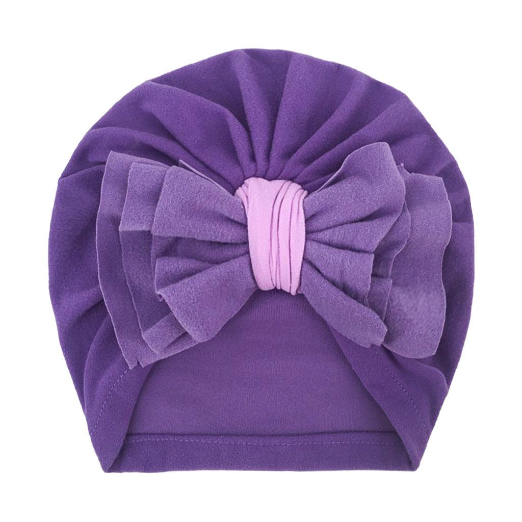 Autumn and Winter Children's Bow Hat Girls' Warm Hat - PrettyKid