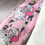 Baby Boys Girls Long-sleeved Cartoon Santa Claus Print Crawl Suit - PrettyKid