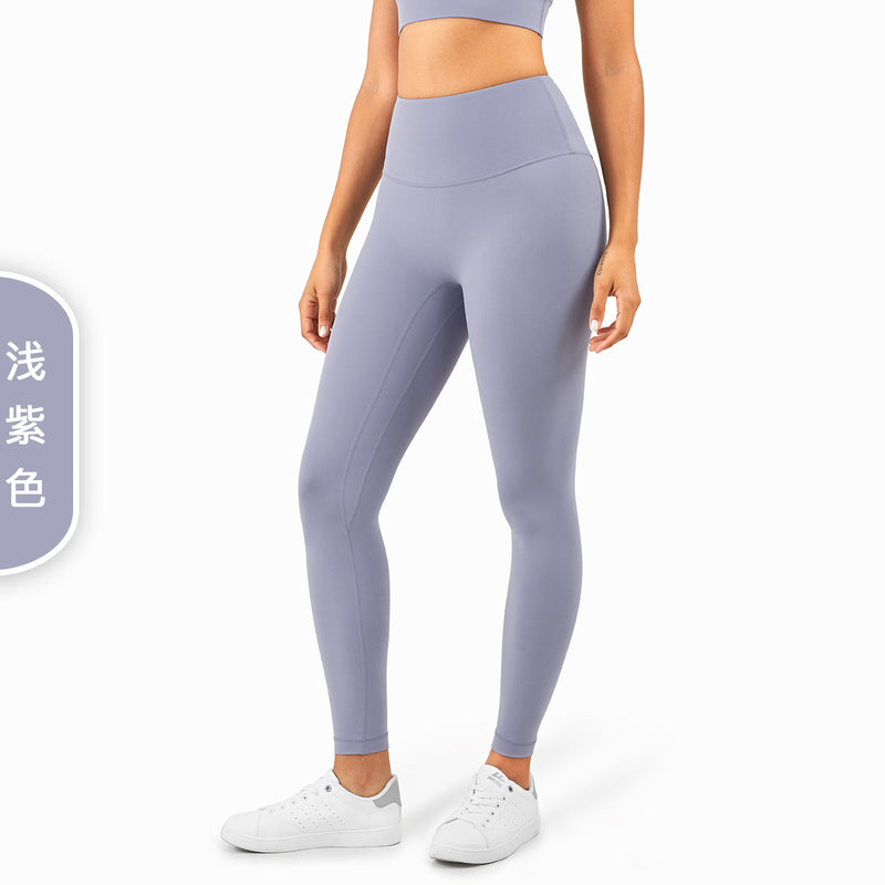 Women Nude Sense of Yoga Pants High-waisted Sports and Fitness Leggings Female - PrettyKid