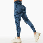 2022 Spring and Summer New Seamless Knitted Lifting Hip Sports Leggings Comfortable Outdoor Fitness Yoga Pants - PrettyKid