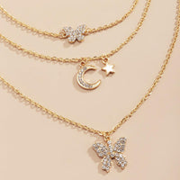 Multilevel Butterfly Clavicle Chain - PrettyKid