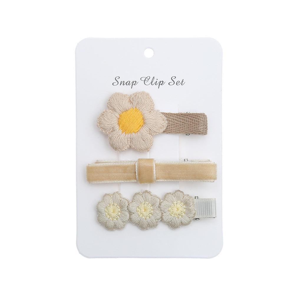 Daisy Hairpin 3-piece Set of Cute Flower Headwear Hairpin