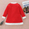 Toddler Kids Girls Round-necked Santa Long-sleeved Dress Trendy Girl Clothes Wholesale - PrettyKid