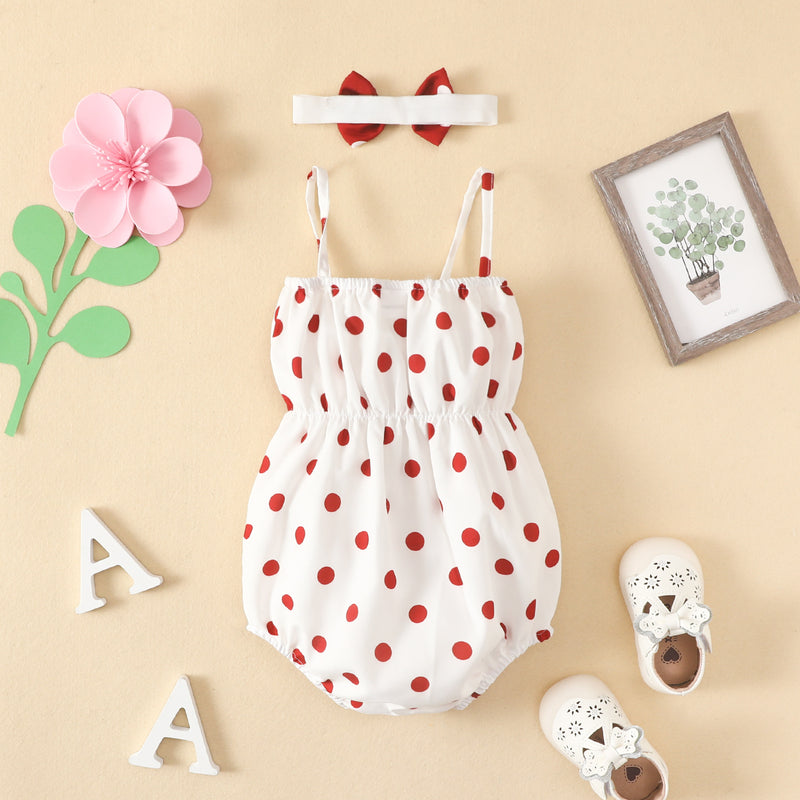 Double Straps Triangle Jumpsuit Baby Girl - PrettyKid